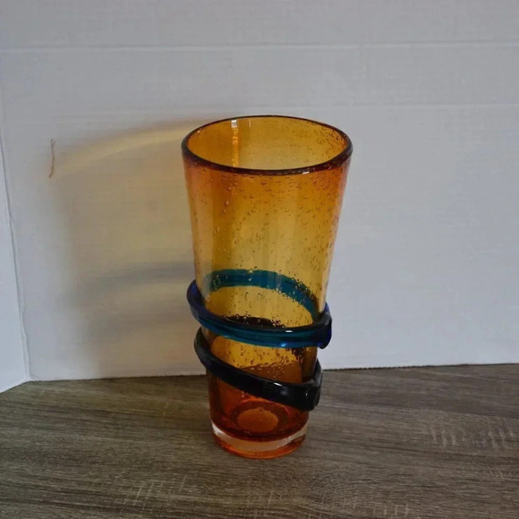Large Art Glass Vase - Picture 3 of 6